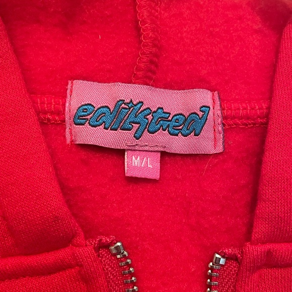 *SOLD* Edikted New York Zip Up Hoodie Unisex - Picture 2 of 6